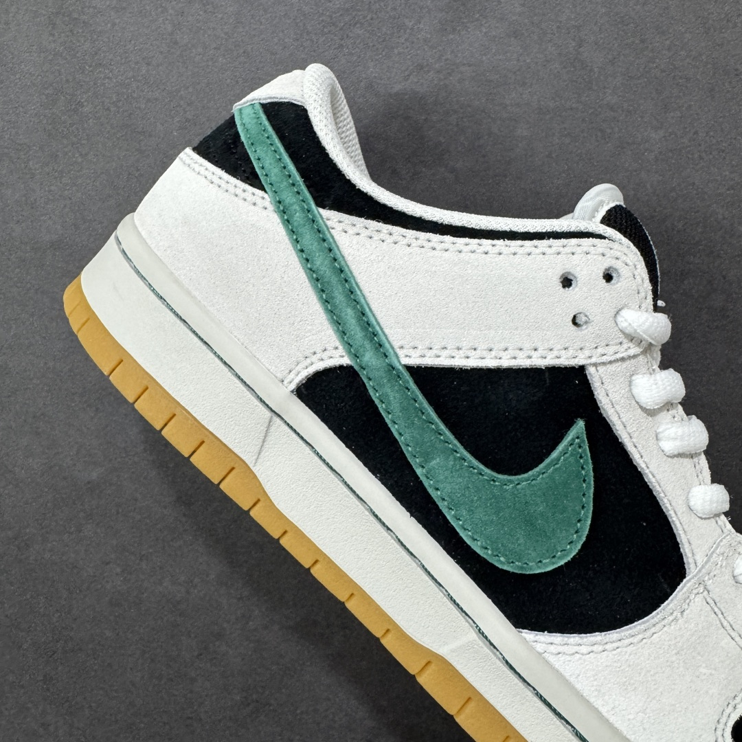 图片[6]-【YC纯原】Nike SB Dunk Low 麂皮灰绿生胶 SB低帮休闲板鞋 HF3704-001  #大厂纯原品质出货 清洁度 电绣工艺 皮料切割干净无任何毛边 细节完美  尺码：40 40.5 41 42 42.5 43 44 44.5 45 46 编码：HXSB310320-选品中心