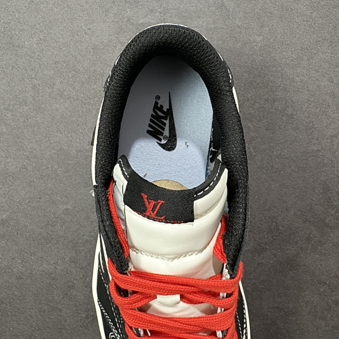图片[7]-【定制版】Travis Scott x Fragment Design x Jordan Air Jordan 1 Low OG SP “路易威登联名——白黑压纹” LV立体压花 高端定制 倒钩三方联名低帮篮球鞋 #定制鞋盒 大厂纯原品质出货 超高清洁度 皮料切割干净无任何毛边 细节完美 货号：DZ2688-008 尺码： 36 36.5 37.5 38 38.5 39 40 40.5 41 42 42.5 43 44 44.5 45-选品中心