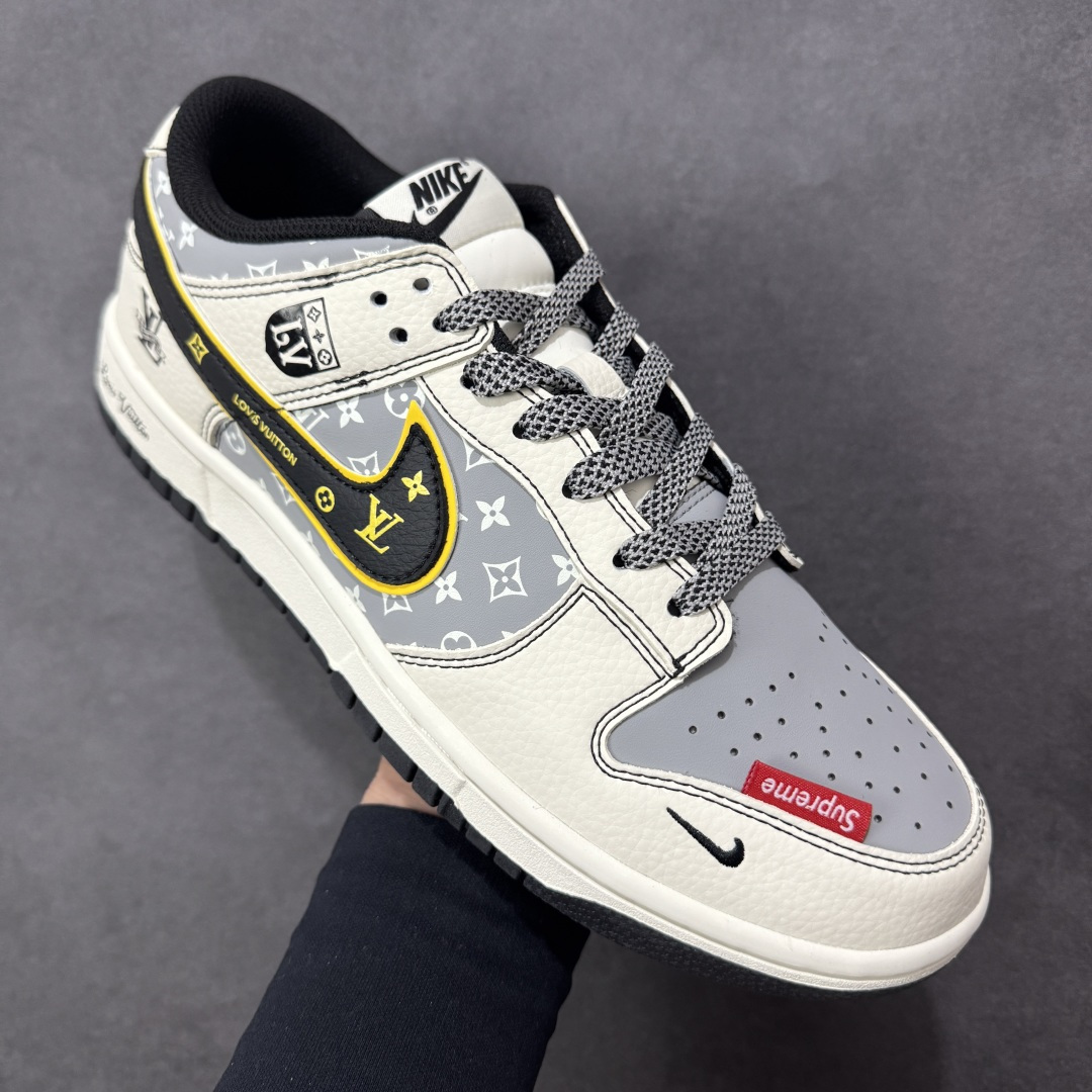 图片[3]-【定制版】Nike SB Dunk Low LV联名款 高端定制 低帮休闲板鞋 #定制鞋盒 大厂纯原品质出货 超高清洁度 皮料切割干净无任何毛边 细节完美 货号：DN3168-029 尺码：36 36.5 37.5 38 38.5 39 40 40.5 41 42 42.5 43 44 44.5 45-选品中心