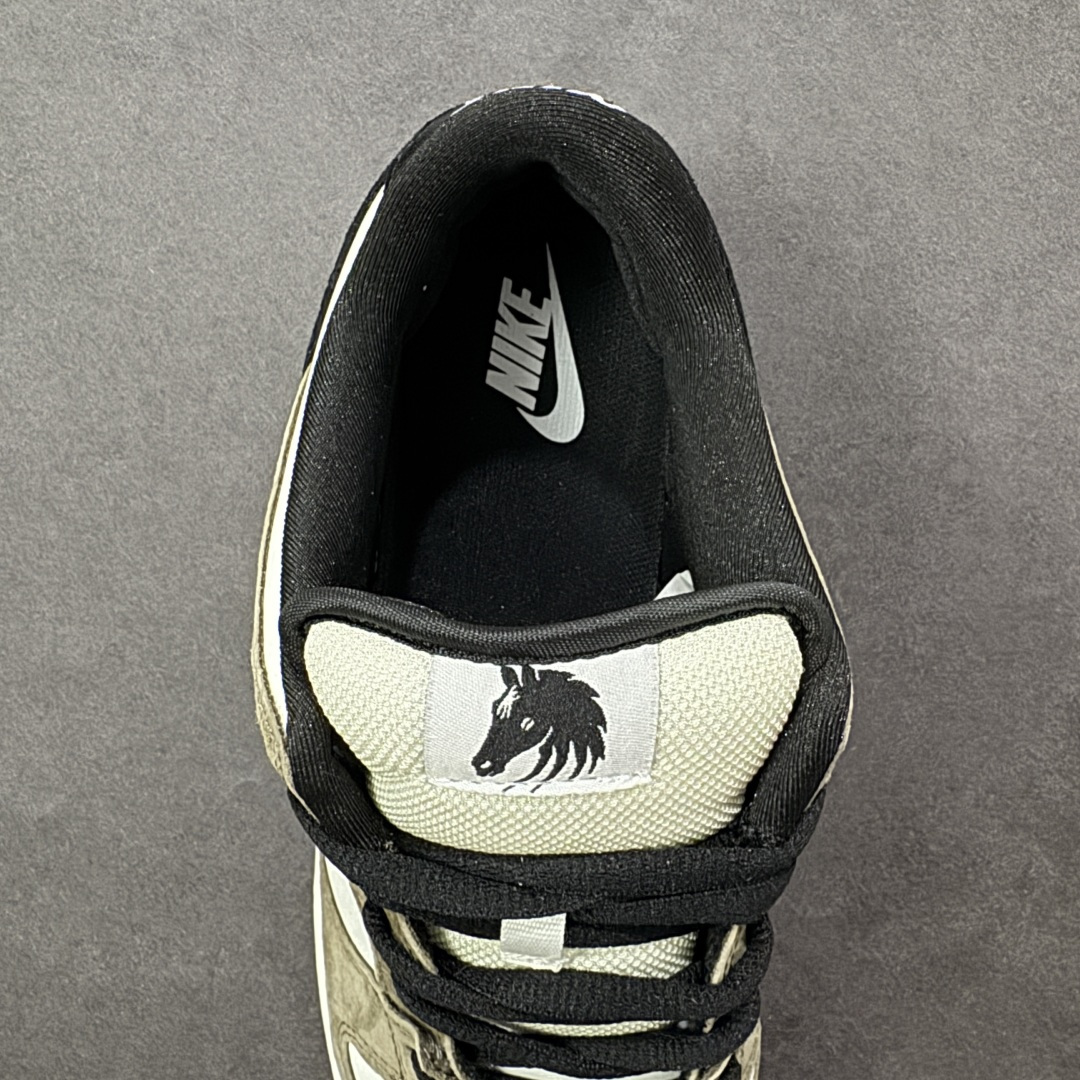 图片[7]-【定制版】Nike SB Dunk Low 马年限定 白黑褐 高端定制 低帮休闲板鞋 #定制鞋盒 大厂纯原品质出货 超高清洁度 皮料切割干净无任何毛边 细节完美 货号：AJ6817-002 尺码：36 36.5 37.5 38 38.5 39 40 40.5 41 42 42.5 43 44 44.5 45-选品中心