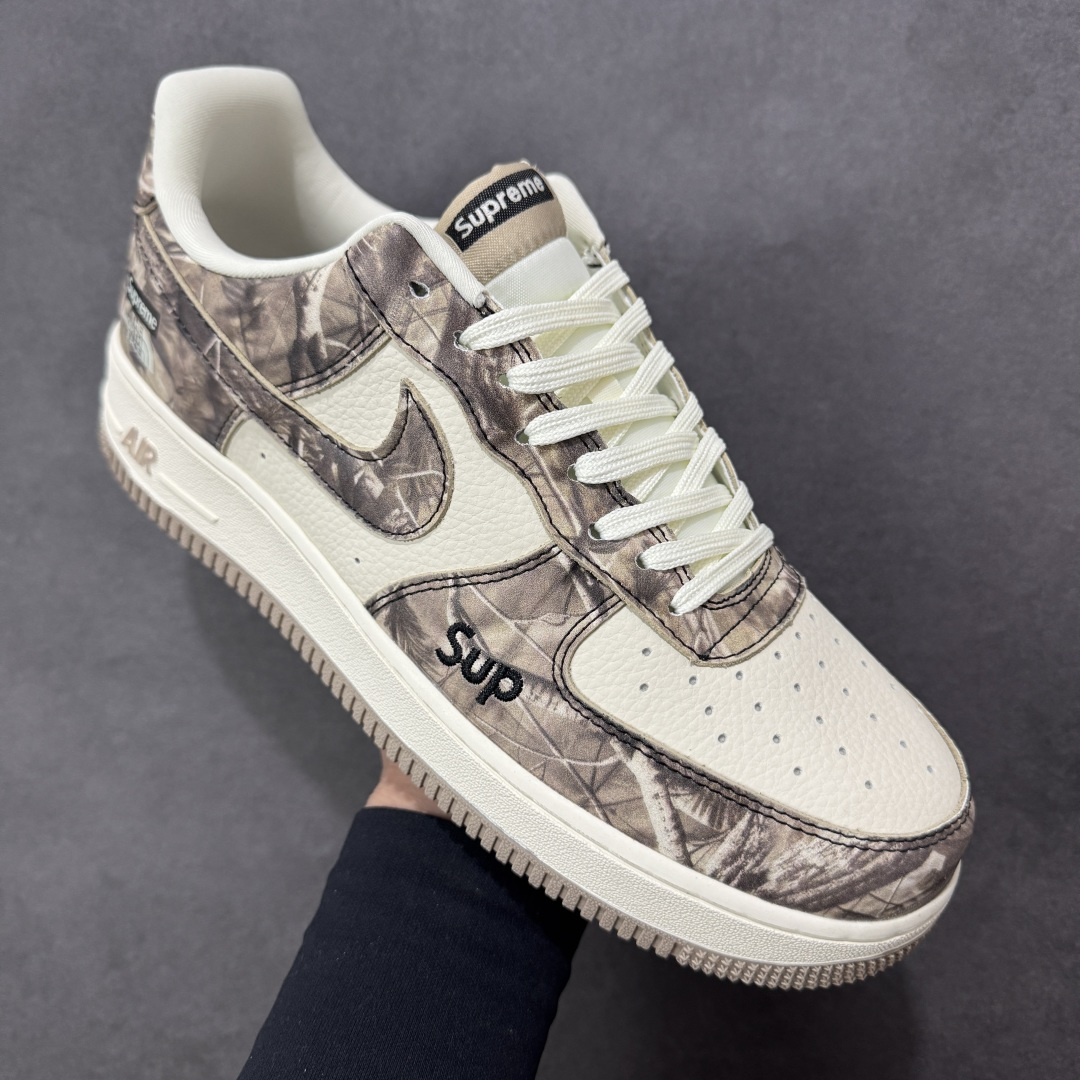 图片[3]-【定制版】NIke Air Force 1 \’07 Low “北面 SUP三方联名–枯木寻秋” 空军一号低帮 运动鞋 休闲鞋 头层皮 折边针车 工艺难度大 原楦头原纸板 高端定制鞋盒 原厂鞋底 超高清洁度 细节完美 货号：DF0188-125 尺码：36 36.5 37.5 38 38.5 39 40 40.5 41 42 42.5 43 44 44.5 45 编码：HXSB310320-选品中心
