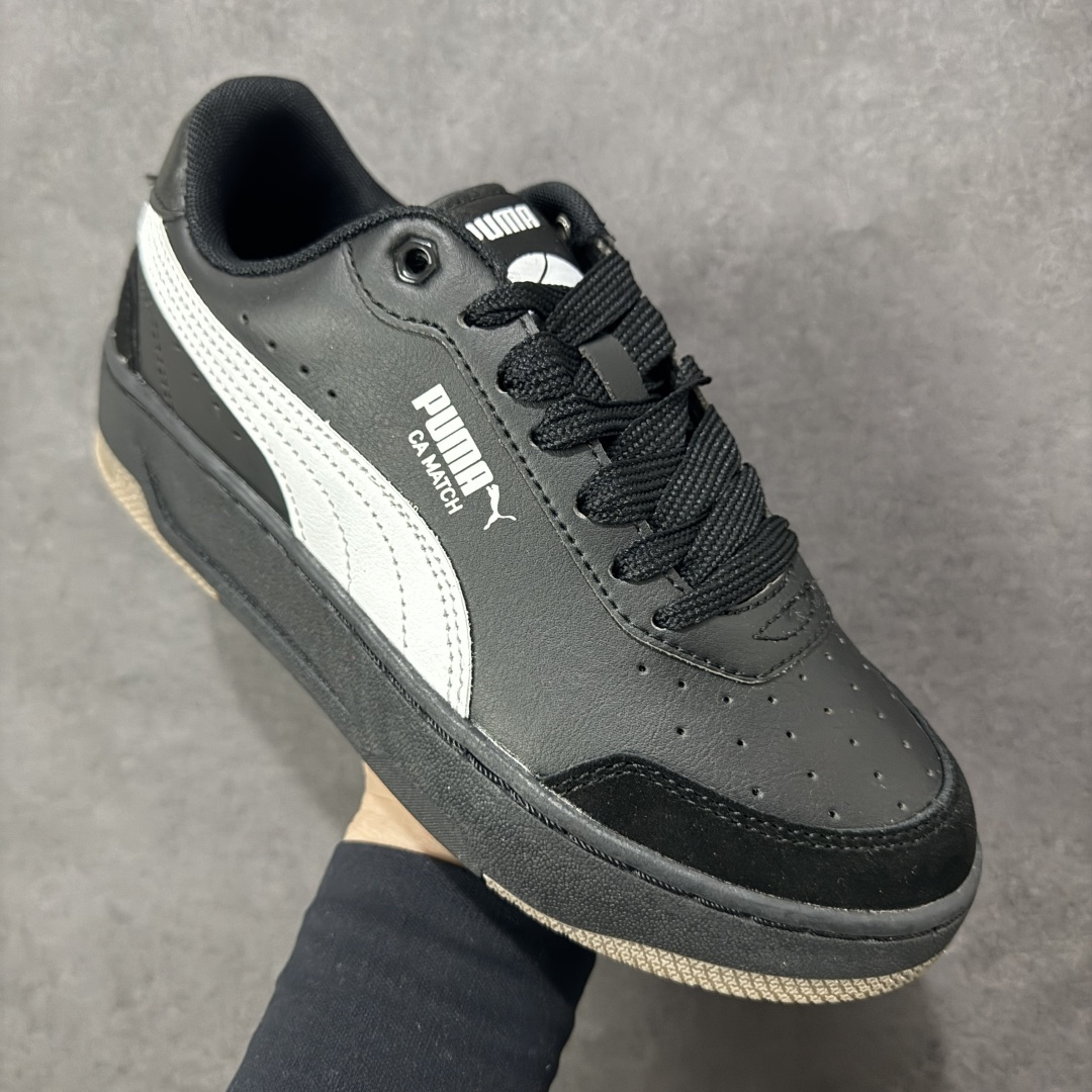 图片[3]-【公司级】PUMA彪马 CA Match Court 休闲经典简约复古 低帮板鞋 设计灵感源自90及00一代的滑板运动文化 简约又不失设计巧思的帅气风格让它轻松驾驭日常休闲或滑板场合 运动兼具匠心 细节彰显品质 衬垫边缘以提供支撑和灵活性 强化鞋头以承受持续的磨损 耐磨性强 稳定性高 抓地更牢 不易打滑 货号：308621-08 尺码：36 37 38 39 40 41 42 43 44 45-选品中心