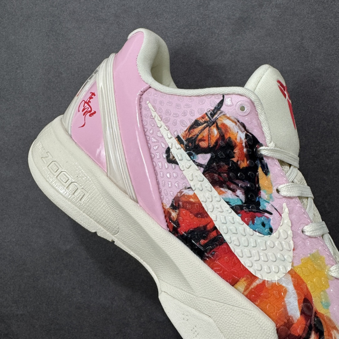 图片[6]-【定制版】Nike Zoom Kobe VI 马年限定 CNY新年款 耐克 科比6代系列 低帮复刻实战运动低帮文化篮球鞋 纯原版本 鞋头和鞋舌采用透气运动网布制成 采用更为挺拔的鞋口设计 为脚踝带来更佳的包裹与支撑感 侧面独特波纹纹理细节 打破了单调 赋予鞋子灵动与活力的视觉体验 货号： CW2190-018 尺码：38-46带半码-选品中心