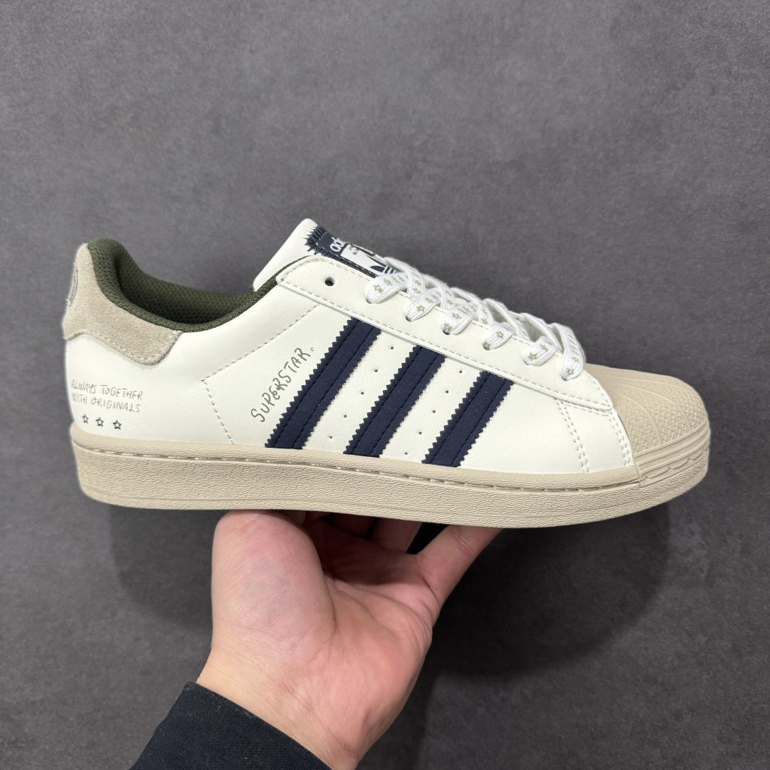【公司级】Adidas Originals Superstar贝壳头系列 阿迪达斯 低帮经典百搭休闲运动板鞋 货号：IG3852 尺码：35-45带半码 编码：AYB200210-选品中心