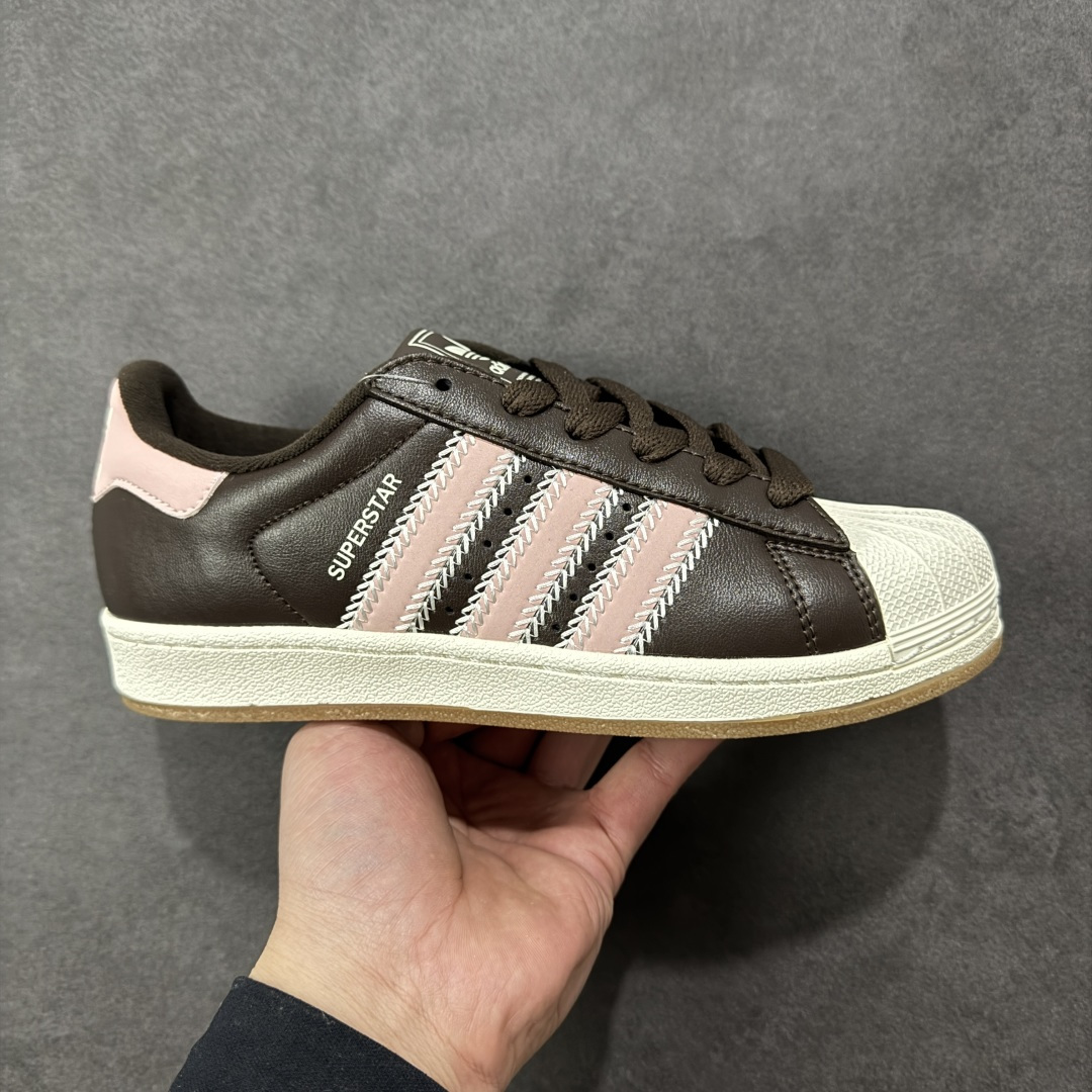 【公司级】Adidas Originals Superstar贝壳头系列 阿迪达斯 低帮经典百搭休闲运动板鞋 货号:JP8167 尺码:35-45带半码 编码:AYB200210-选品中心