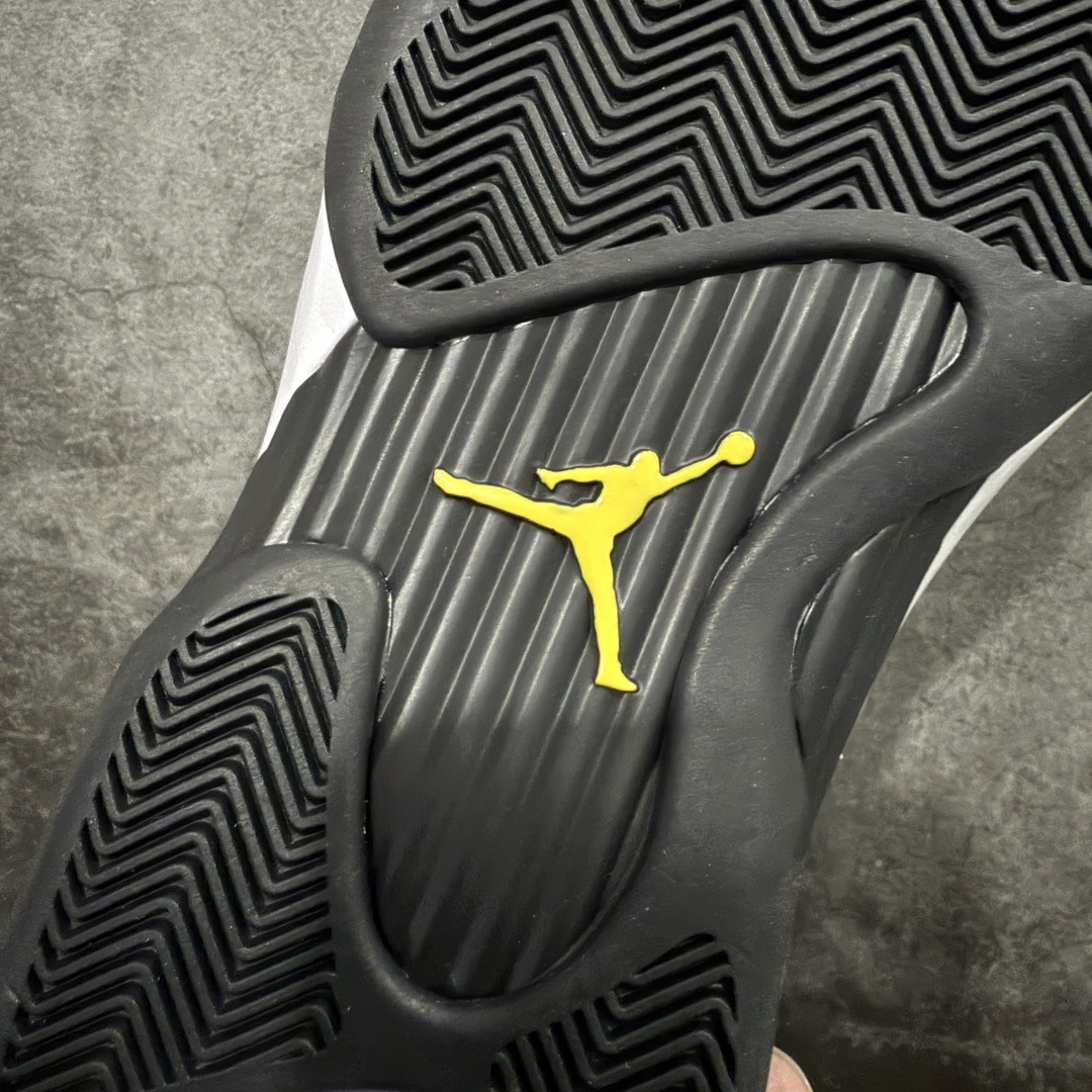 Air Jordan AJ14 新版兰尼 白黑蓝-407外贸特供批次 原楦原档案数据开模打造 原厂中底拉