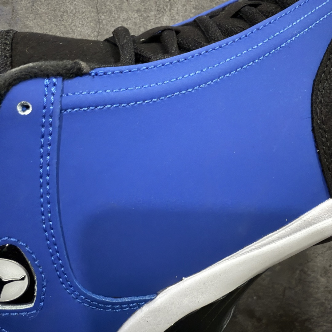 Air Jordan AJ14 新版兰尼 白黑蓝-407外贸特供批次 原楦原档案数据开模打造 原厂中底拉
