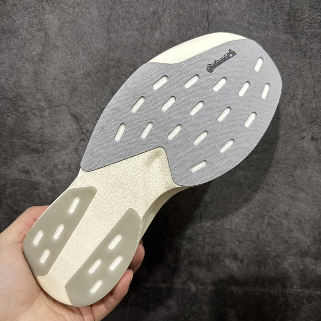 AD Adizero Evo SL M 白蓝零度系列马拉松轻量竞速运动跑鞋 KJ9664原材料 内置碳板