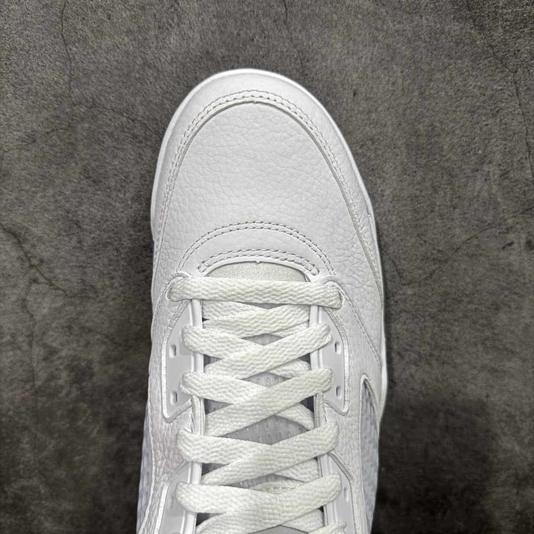 图片[5]-【PK纯原】Air Jordan 5 Retro \”White Metallic\” AJ5 乔5白银 HQ7978-103 国内一线大厂出品 匠心打造 原厂皮料原厂数据 全新纸板 模具打造 外贸 平台高端零售专供品质 品质毋庸置疑 一眼正品既视感 细节均已解码 尺码：40 40.5 41 42 42.5 43 44 44.5 45 46 47.5-选品中心