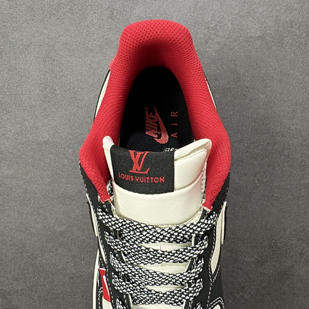 图片[7]-【定制版】Nike Air Force 1 Low 07 马年限定 当街头传奇遇上高奢经典，这双鞋以米白为主调，辅以深邃黑与炽热红，将两大品牌的标志性元素完美融合。每一处细节都诉说着不凡的出身，让你在迈步间，轻松诠释潮流与奢华的双重魅力。 货号： CS5288-722 尺码：36 36.5 37.5 38 38.5 39 40 40.5 41 42 42.5 43 44 44.5 45-选品中心