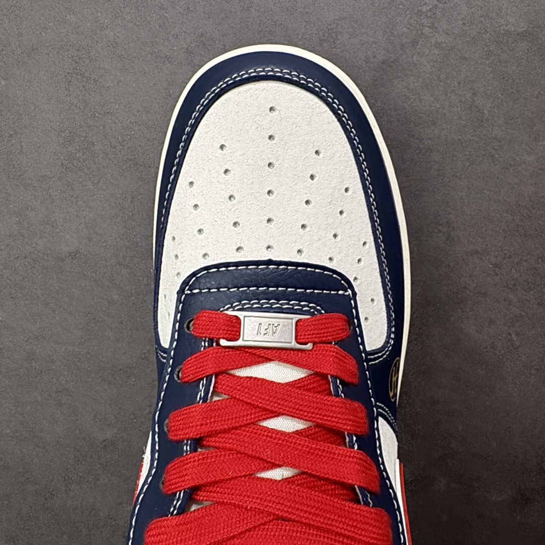 图片[8]-【定制版】Nike Air Force 1\’07 Low 马年限定 藏蓝撞红白 空军一号低帮休闲板鞋  #原楦头原纸板 高端定制鞋盒 原厂鞋底 超高清洁度 细节完美 货号：HT5088-617  尺码：36 36.5 37.5 38 38.5 39 40 40.5 41 42 42.5 43 44 44.5 45-选品中心