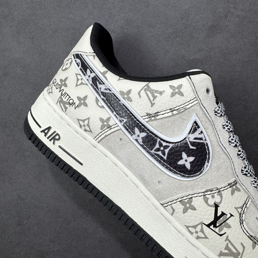 图片[6]-【定制版】Nike Air Force 1\’07 Low 灰白老花 空军一号低帮休闲板鞋  #定制皮料 原厂3D打印 定制鞋盒 原楦原纸板 纯正空军版型 内置全掌气垫 货号：SY1388-030  尺码：36 36.5 37.5 38 38.5 39 40 40.5 41 42 42.5 43 44 44.5 45-选品中心