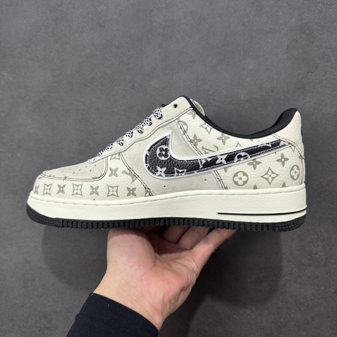 图片[2]-【定制版】Nike Air Force 1\’07 Low 灰白老花 空军一号低帮休闲板鞋  #定制皮料 原厂3D打印 定制鞋盒 原楦原纸板 纯正空军版型 内置全掌气垫 货号：SY1388-030  尺码：36 36.5 37.5 38 38.5 39 40 40.5 41 42 42.5 43 44 44.5 45-选品中心