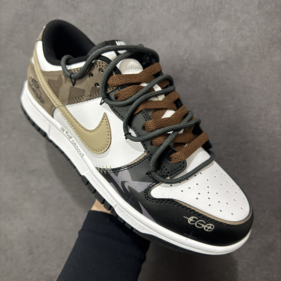 图片[3]-【定制版】Nike SB Dunk Low 绑带 周年高端定制 低帮休闲板鞋 HF5441-100  #定制鞋盒 大厂纯原品质出货 超高清洁度 皮料切割干净无任何毛边 细节完美   尺码：40 40.5 41 42 42.5 43 44 44.5 45 46 编码：HXSB330340-选品中心