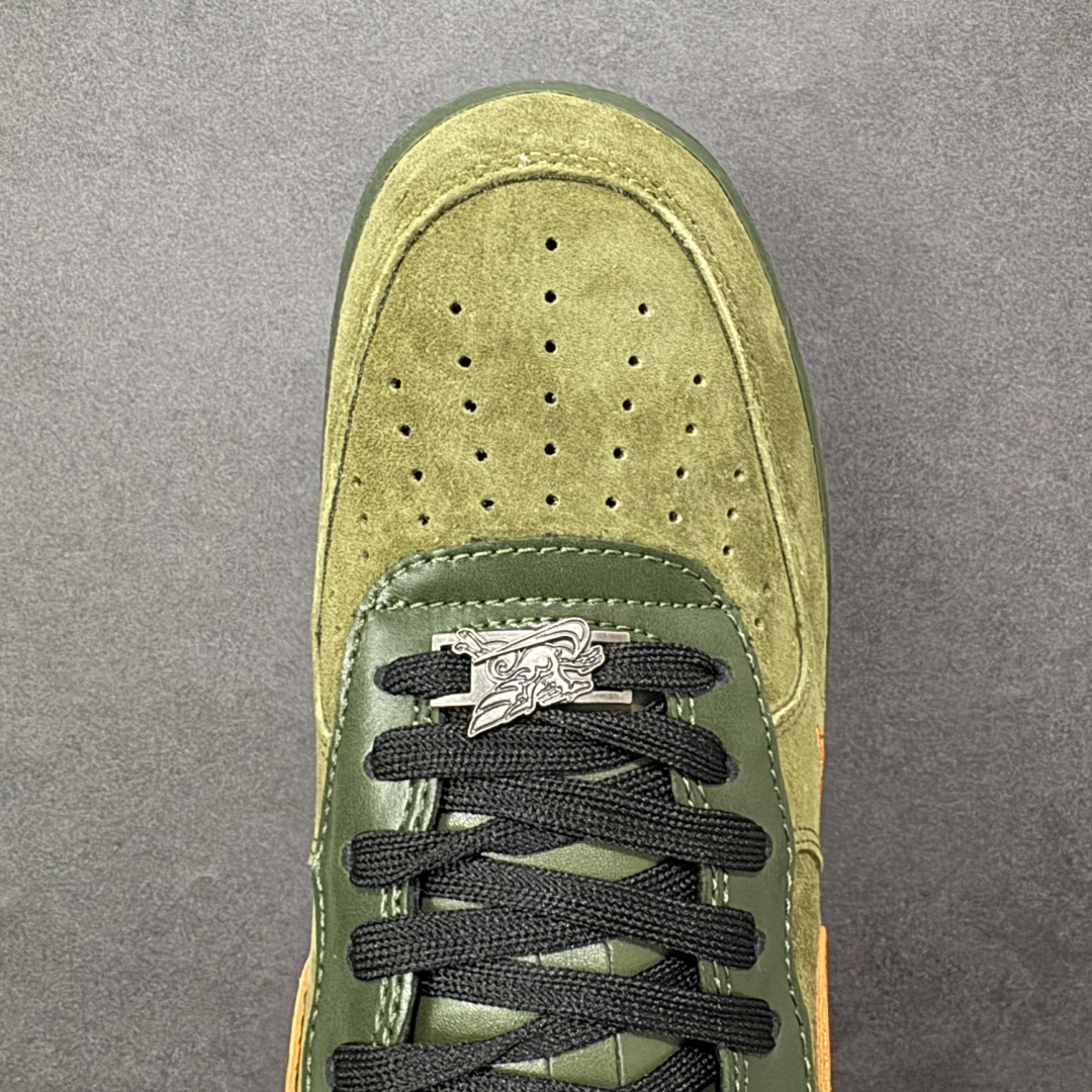 图片[8]-【定制版】NIke Air Force 1 \’07 Low “马年限定–军绿橙星” 空军一号低帮 运动鞋 休闲鞋 头层皮 折边针车 工艺难度大 原楦头原纸板 高端定制鞋盒 原厂鞋底 超高清洁度 细节完美 货号：XY9025-010 尺码：36 36.5 37.5 38 38.5 39 40 40.5 41 42 42.5 43 44 44.5 45 编码：HXSB310320-选品中心