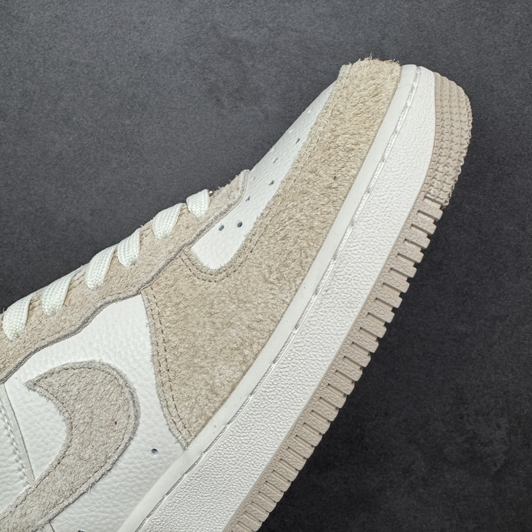 图片[5]-【定制版】NIke Air Force 1 \’07 Low 奶白浅灰 空军一号低帮 运动鞋 休闲鞋 折边针车 工艺难度大 原楦头原纸板 高端定制鞋盒 原厂鞋底 超高清洁度 细节完美 货号：HQ3905-001 尺码：36 36.5 37.5 38 38.5 39 40 40.5 41 42 42.5 43 44 44.5 45 编码：HXSB310320-选品中心