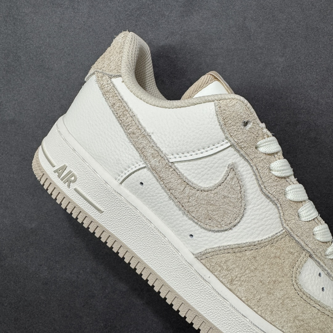 图片[6]-【定制版】NIke Air Force 1 \’07 Low 奶白浅灰 空军一号低帮 运动鞋 休闲鞋 折边针车 工艺难度大 原楦头原纸板 高端定制鞋盒 原厂鞋底 超高清洁度 细节完美 货号：HQ3905-001 尺码：36 36.5 37.5 38 38.5 39 40 40.5 41 42 42.5 43 44 44.5 45 编码：HXSB310320-选品中心
