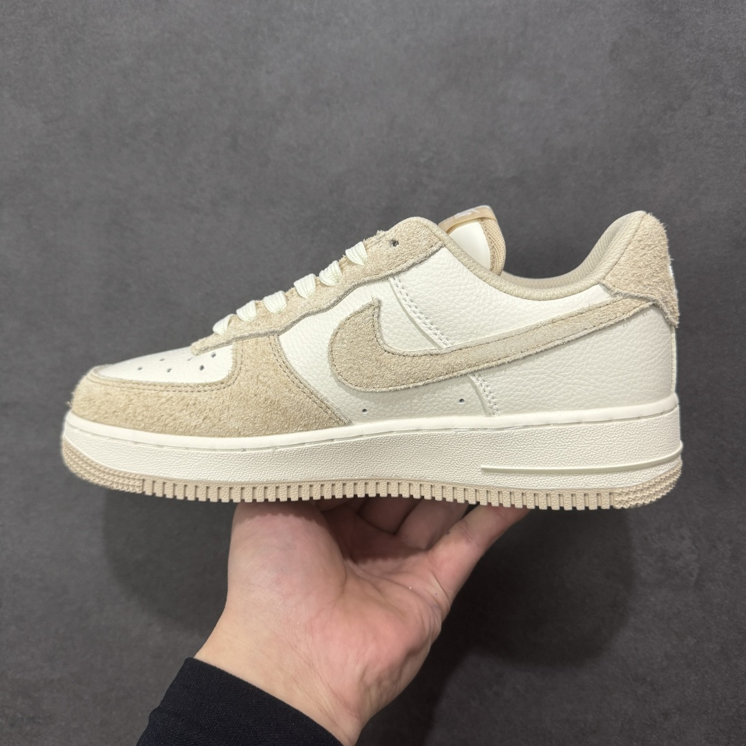 图片[2]-【定制版】NIke Air Force 1 \’07 Low 奶白浅灰 空军一号低帮 运动鞋 休闲鞋 折边针车 工艺难度大 原楦头原纸板 高端定制鞋盒 原厂鞋底 超高清洁度 细节完美 货号：HQ3905-001 尺码：36 36.5 37.5 38 38.5 39 40 40.5 41 42 42.5 43 44 44.5 45 编码：HXSB310320-选品中心