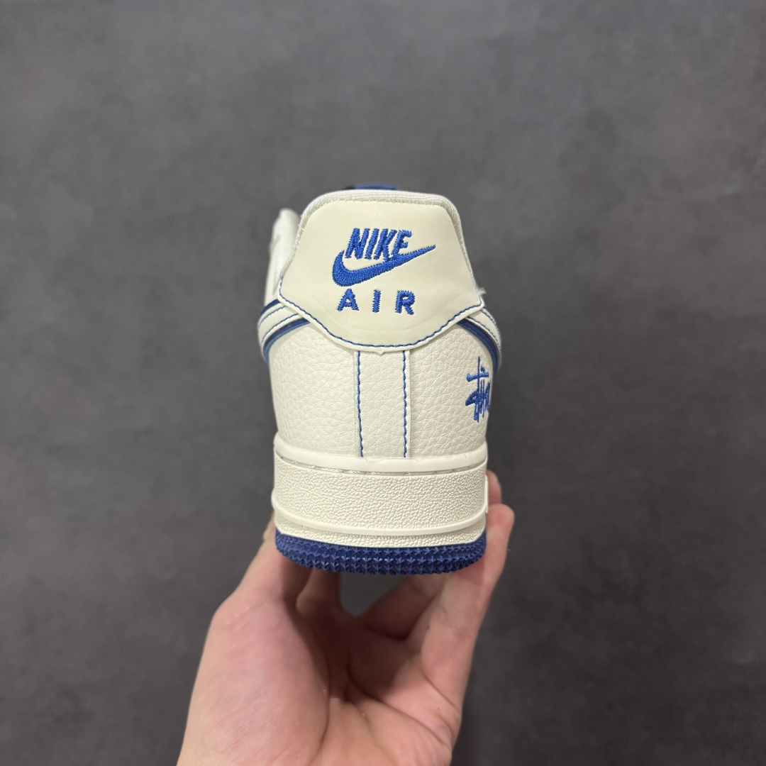 图片[4]-【定制版】Nike Air Force 1\’07 Low 白黑撞宝蓝 空军一号低帮休闲板鞋  #原楦头原纸板 高端定制鞋盒 原厂鞋底 超高清洁度 细节完美 货号：DN1688-811  尺码：36 36.5 37.5 38 38.5 39 40 40.5 41 42 42.5 43 44 44.5 45-选品中心