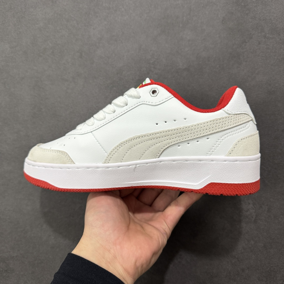 图片[2]-【公司级】PUMA彪马 CA Match Court 休闲经典简约复古 低帮板鞋 设计灵感源自90及00一代的滑板运动文化 简约又不失设计巧思的帅气风格让它轻松驾驭日常休闲或滑板场合 运动兼具匠心 细节彰显品质 衬垫边缘以提供支撑和灵活性 强化鞋头以承受持续的磨损 耐磨性强 稳定性高 抓地更牢 不易打滑 货号：308621-03 尺码：36 37 38 39 40 41 42 43 44 45-选品中心