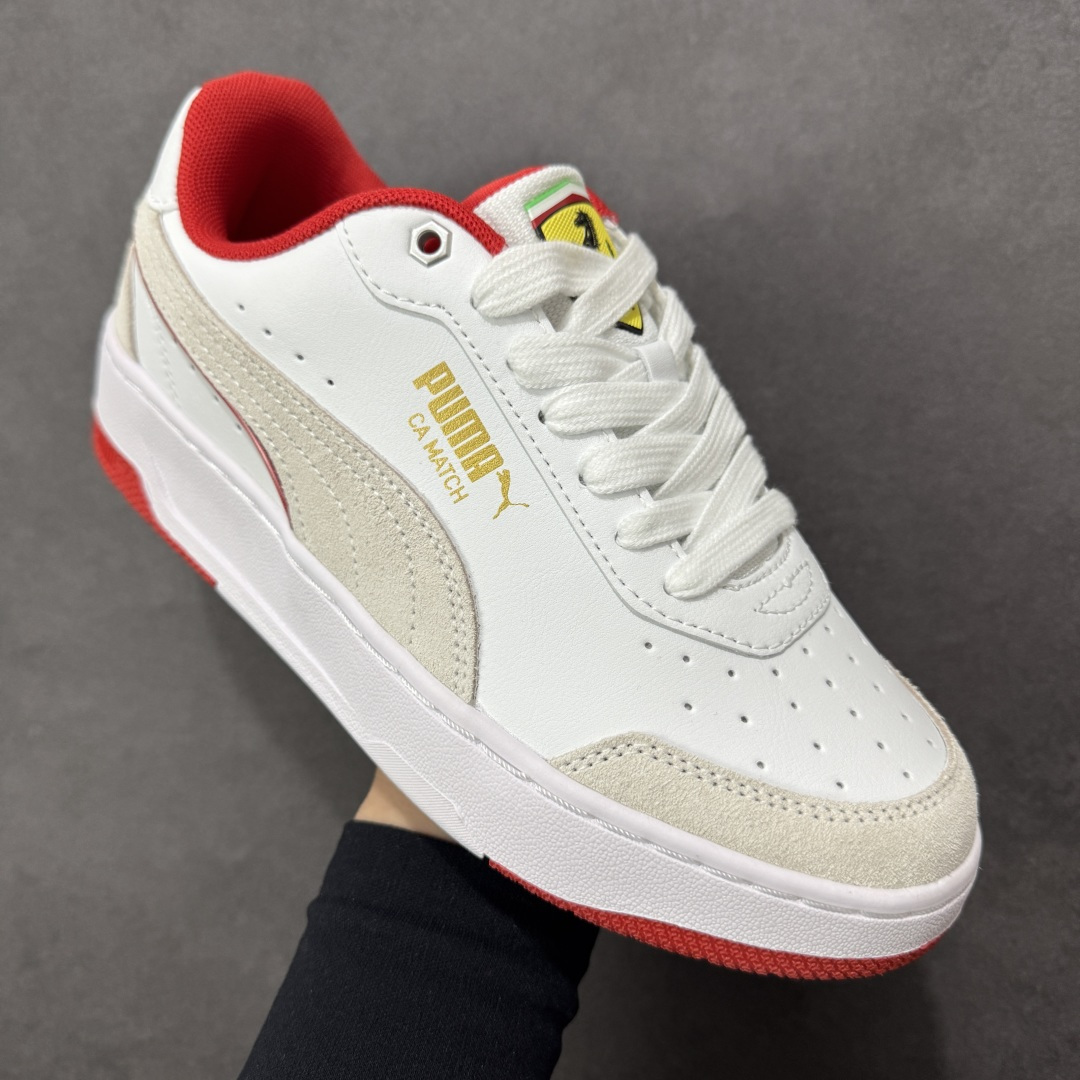 图片[3]-【公司级】PUMA彪马 CA Match Court 休闲经典简约复古 低帮板鞋 设计灵感源自90及00一代的滑板运动文化 简约又不失设计巧思的帅气风格让它轻松驾驭日常休闲或滑板场合 运动兼具匠心 细节彰显品质 衬垫边缘以提供支撑和灵活性 强化鞋头以承受持续的磨损 耐磨性强 稳定性高 抓地更牢 不易打滑 货号：308621-03 尺码：36 37 38 39 40 41 42 43 44 45-选品中心