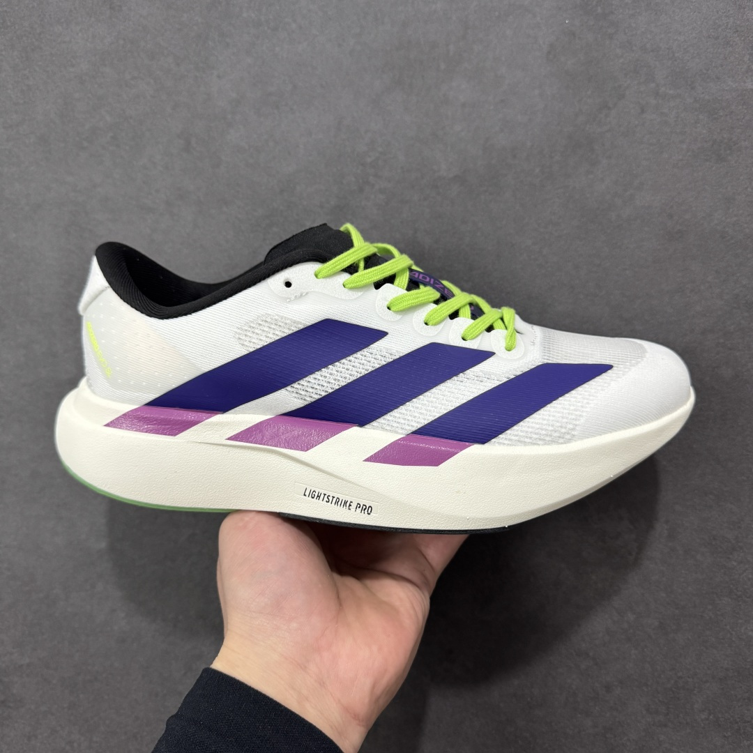 【HD版本】Ad Adizero Evo SL M 阿迪超轻透气缓震跑鞋  以令人难以置信的138克重量，刷新了跑鞋轻量化的记录，阿迪在材料科学和工艺技术上的深厚积累。  全新鞋款采用Lightweight Upper材料，让穿着者几乎能够体验到一种\”裸足\”的感觉 货号：JS4495  尺码：36 36.5 37.5 38 38.5 39 40 40.5 41 42 42.5 43 44 45 46-选品中心