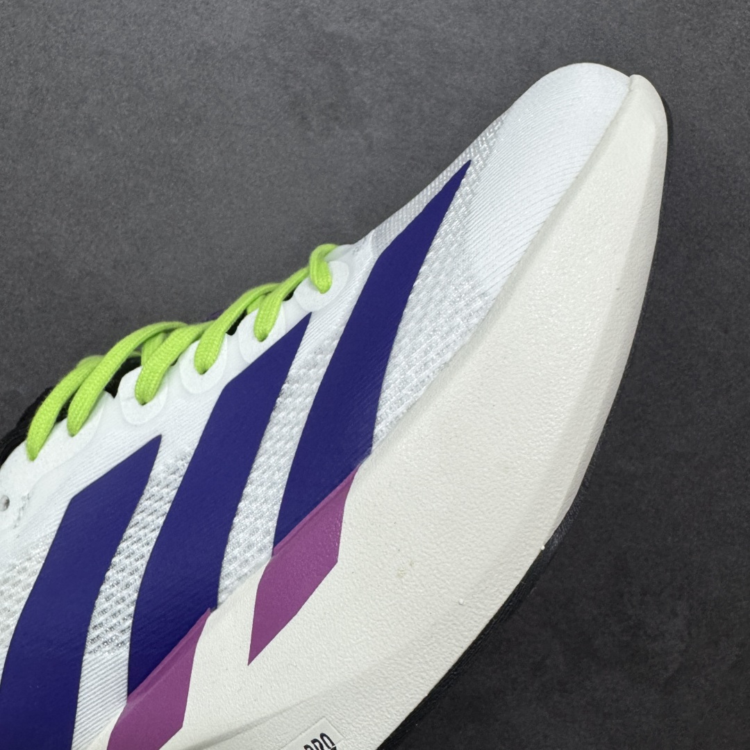 图片[5]-【HD版本】Ad Adizero Evo SL M 阿迪超轻透气缓震跑鞋  以令人难以置信的138克重量，刷新了跑鞋轻量化的记录，阿迪在材料科学和工艺技术上的深厚积累。  全新鞋款采用Lightweight Upper材料，让穿着者几乎能够体验到一种\”裸足\”的感觉 货号：JS4495  尺码：36 36.5 37.5 38 38.5 39 40 40.5 41 42 42.5 43 44 45 46-选品中心