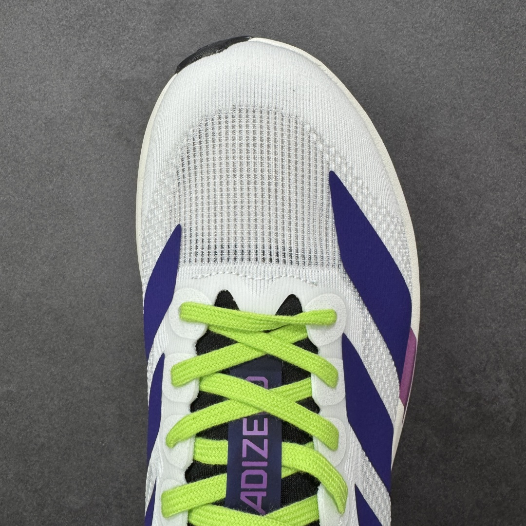 图片[8]-【HD版本】Ad Adizero Evo SL M 阿迪超轻透气缓震跑鞋  以令人难以置信的138克重量，刷新了跑鞋轻量化的记录，阿迪在材料科学和工艺技术上的深厚积累。  全新鞋款采用Lightweight Upper材料，让穿着者几乎能够体验到一种\”裸足\”的感觉 货号：JS4495  尺码：36 36.5 37.5 38 38.5 39 40 40.5 41 42 42.5 43 44 45 46-选品中心