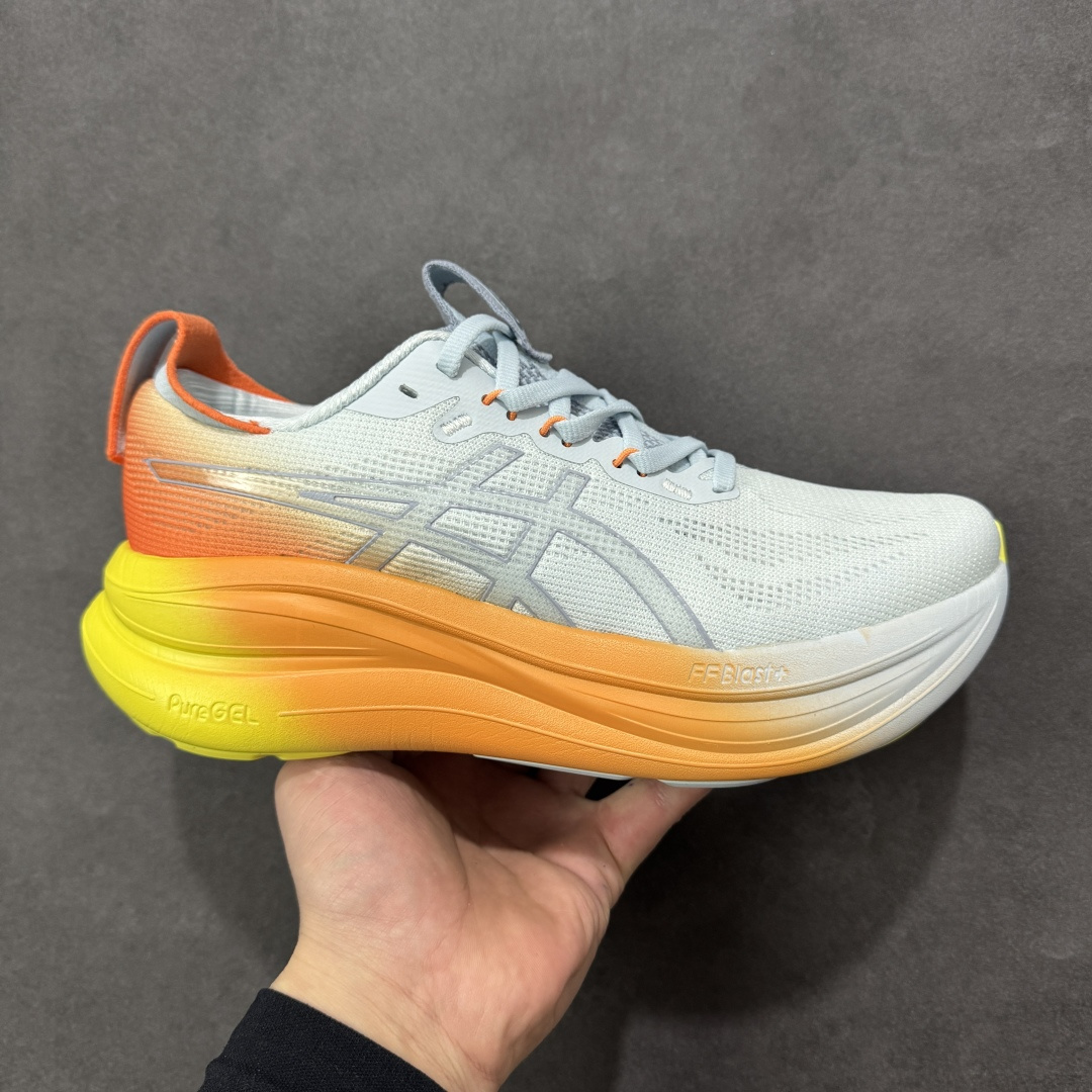 【公司级】Asics Gel-Nimbus 28 亚瑟士复古透气休闲鞋缓震男子耐磨跑步鞋 1011C127-600  尺码：36 37 37.5 38 39 39.5 40 40.5 41.5 42 42.5 43.5 44 45 46 47 编码：AMB250260-选品中心