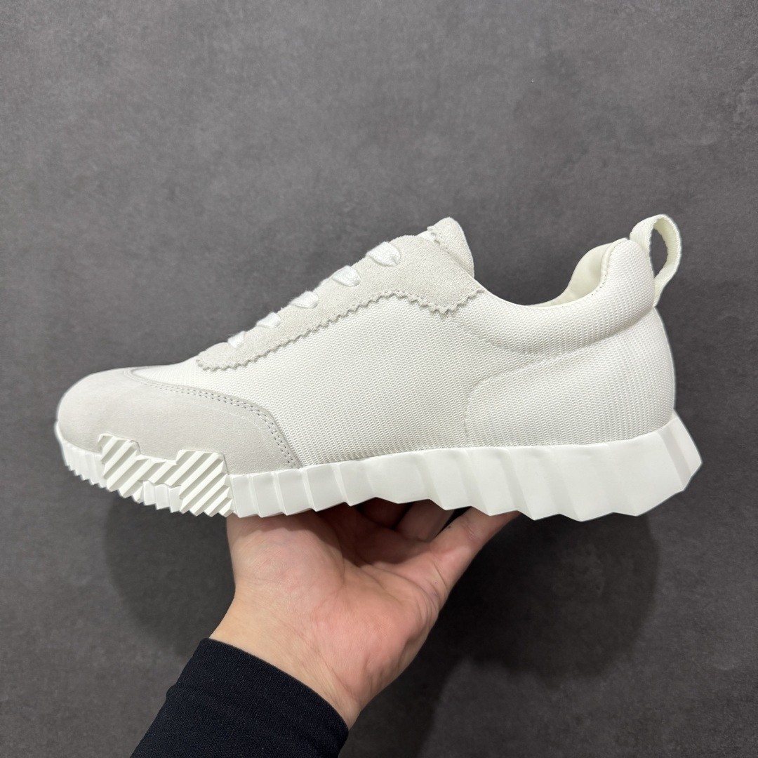 图片[2]-【广东纯原版】Hermes 爱马仕 Bouncing 老钱风 皮面款 低帮休闲鞋 海淘代购同渠道品质 高端零售 外贸充正专供 原版购入开发 ZP级全套包装 完美楦型 正确卡色 大底 质感媲美原版 细节与原版一致 请注意区分市面通货材 尺码：39 40 41 42 43 44 45 编码：TLB410420-选品中心