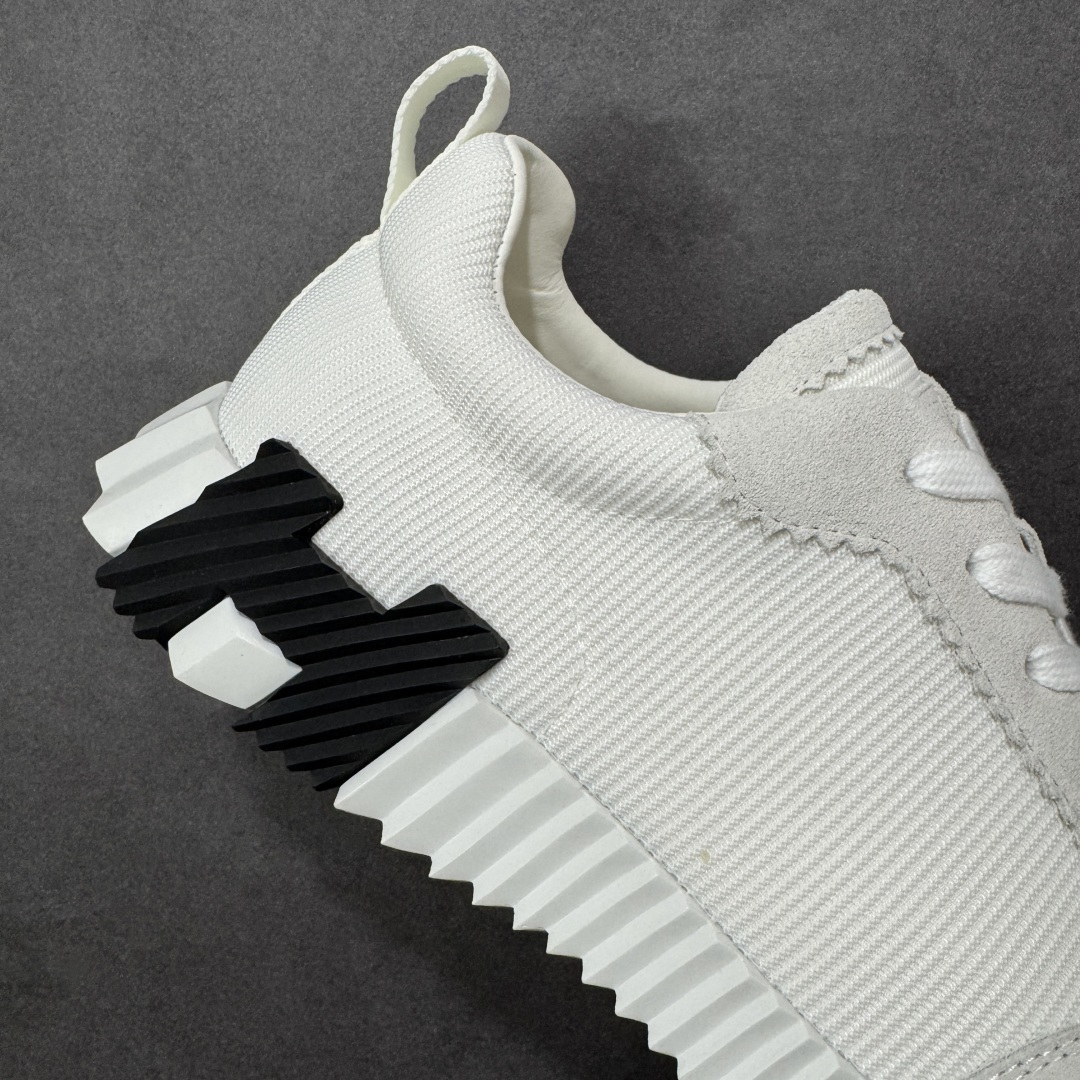 图片[6]-【广东纯原版】Hermes 爱马仕 Bouncing 老钱风 皮面款 低帮休闲鞋 海淘代购同渠道品质 高端零售 外贸充正专供 原版购入开发 ZP级全套包装 完美楦型 正确卡色 大底 质感媲美原版 细节与原版一致 请注意区分市面通货材 尺码：39 40 41 42 43 44 45 编码：TLB410420-选品中心