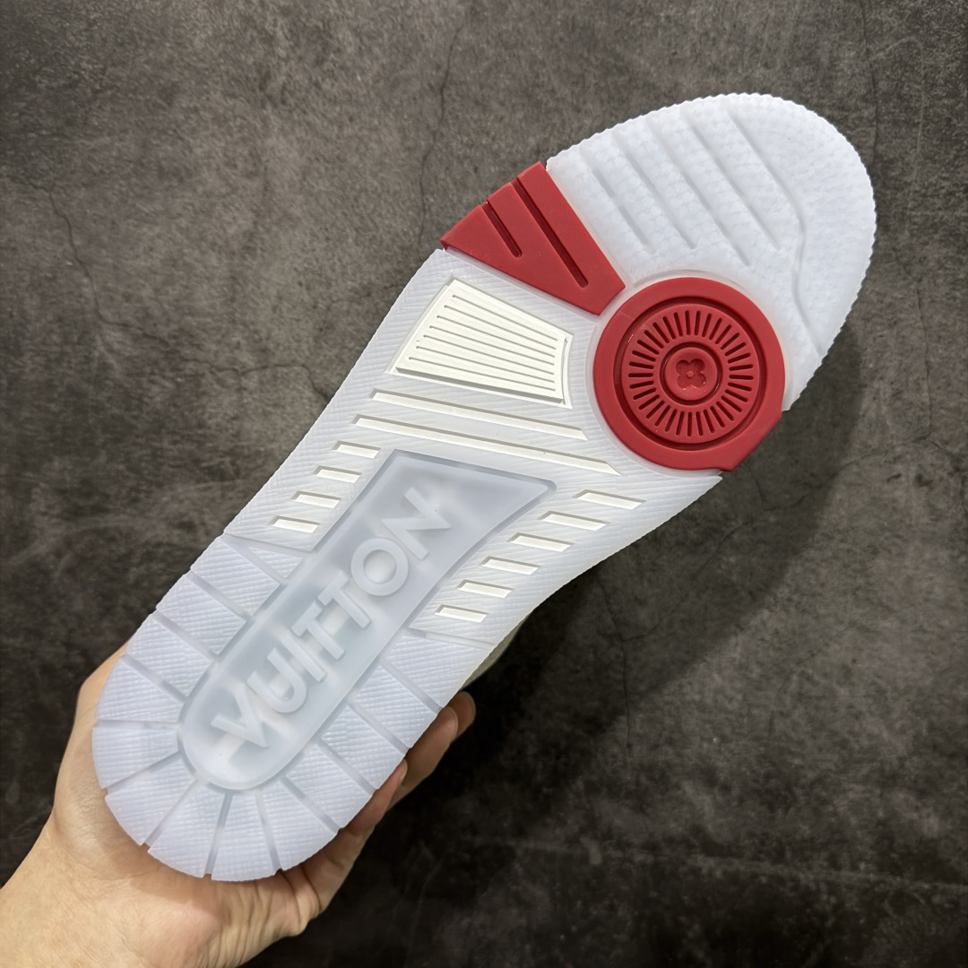 图片[9]-【XC版本】Louis Vuitton LV Trainer系列 新配色入库上架 邮轮限定白红 市场货一堆的东西没必要做文案吹嘘 实拍如图 所见即所得 细节细揣摩 让你感受真正的好货 尺码： 39 40 41 42 43 44 45 46-选品中心