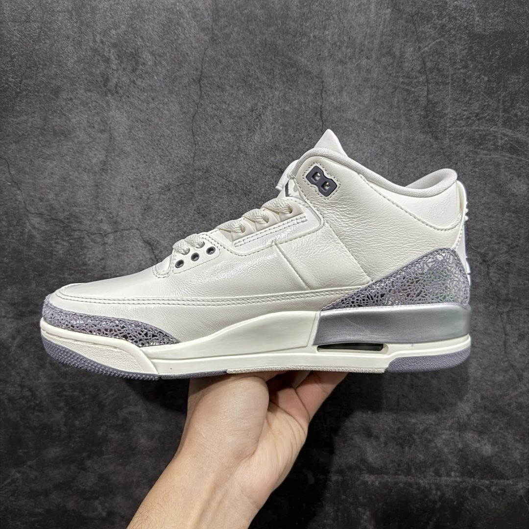图片[2]-【OG纯原】Air Jordan 3 Retro AJ3 “Sai\”白灰色 CK9246-100   国内一线大厂OG出品 匠心打造 原厂皮料原厂数据 全新纸板 模具打造 外贸 平台高端零售专供品质 品质毋庸置疑 一眼正品既视感 细节均已解码 尺码：36 36.5 37.5 38 38.5 39 40 40.5 41 42 42.5 43 44 44.5-选品中心
