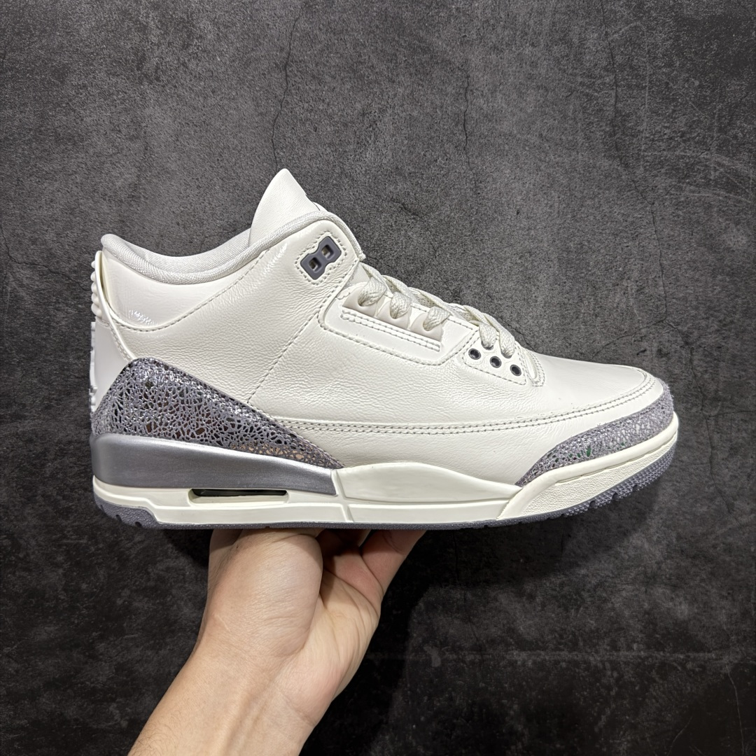 【OG纯原】Air Jordan 3 Retro AJ3 “Sai\”白灰色 CK9246-100   国内一线大厂OG出品 匠心打造 原厂皮料原厂数据 全新纸板 模具打造 外贸 平台高端零售专供品质 品质毋庸置疑 一眼正品既视感 细节均已解码 尺码：36 36.5 37.5 38 38.5 39 40 40.5 41 42 42.5 43 44 44.5-选品中心