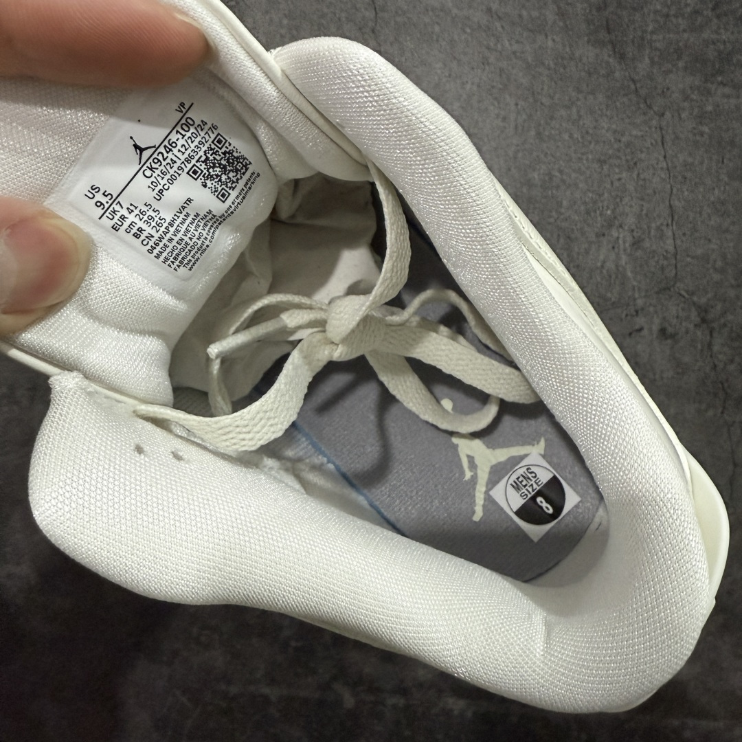 图片[7]-【OG纯原】Air Jordan 3 Retro AJ3 “Sai\”白灰色 CK9246-100   国内一线大厂OG出品 匠心打造 原厂皮料原厂数据 全新纸板 模具打造 外贸 平台高端零售专供品质 品质毋庸置疑 一眼正品既视感 细节均已解码 尺码：36 36.5 37.5 38 38.5 39 40 40.5 41 42 42.5 43 44 44.5-选品中心