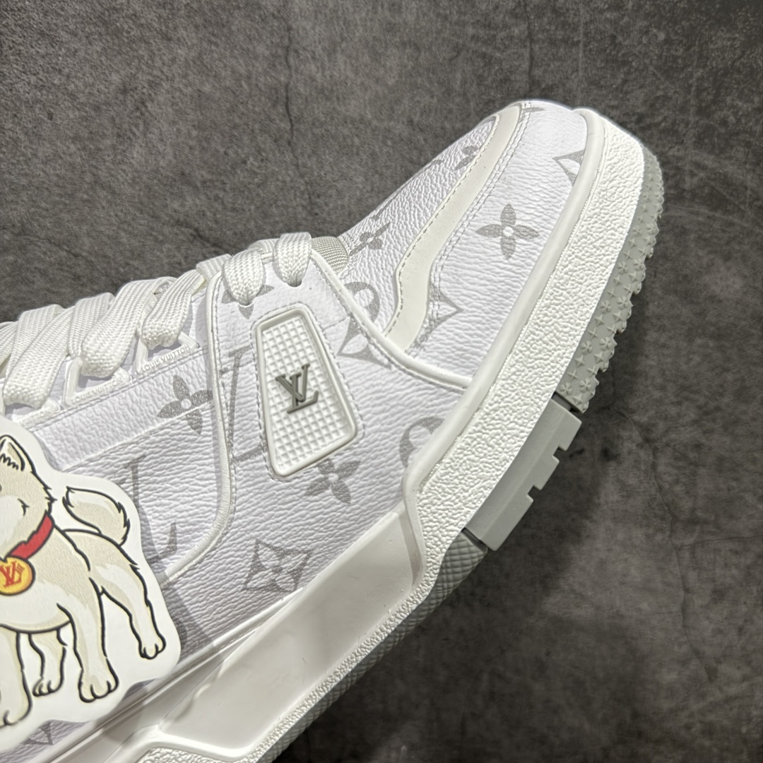 图片[6]-【XC版本】Louis Vuitton LV Trainer系列 新配色入库上架 市场货一堆的东西没必要做文案吹嘘 实拍如图 所见即所得 细节细揣摩 让你感受真正的好货 尺码： 39 40 41 42 43 44 45 46-选品中心