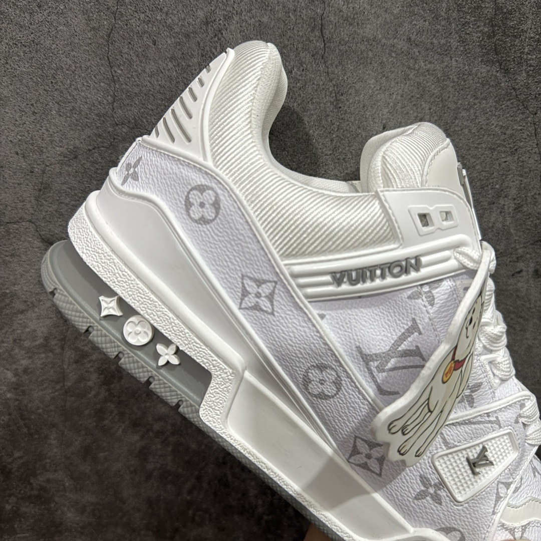 图片[7]-【XC版本】Louis Vuitton LV Trainer系列 新配色入库上架 市场货一堆的东西没必要做文案吹嘘 实拍如图 所见即所得 细节细揣摩 让你感受真正的好货 尺码： 39 40 41 42 43 44 45 46-选品中心