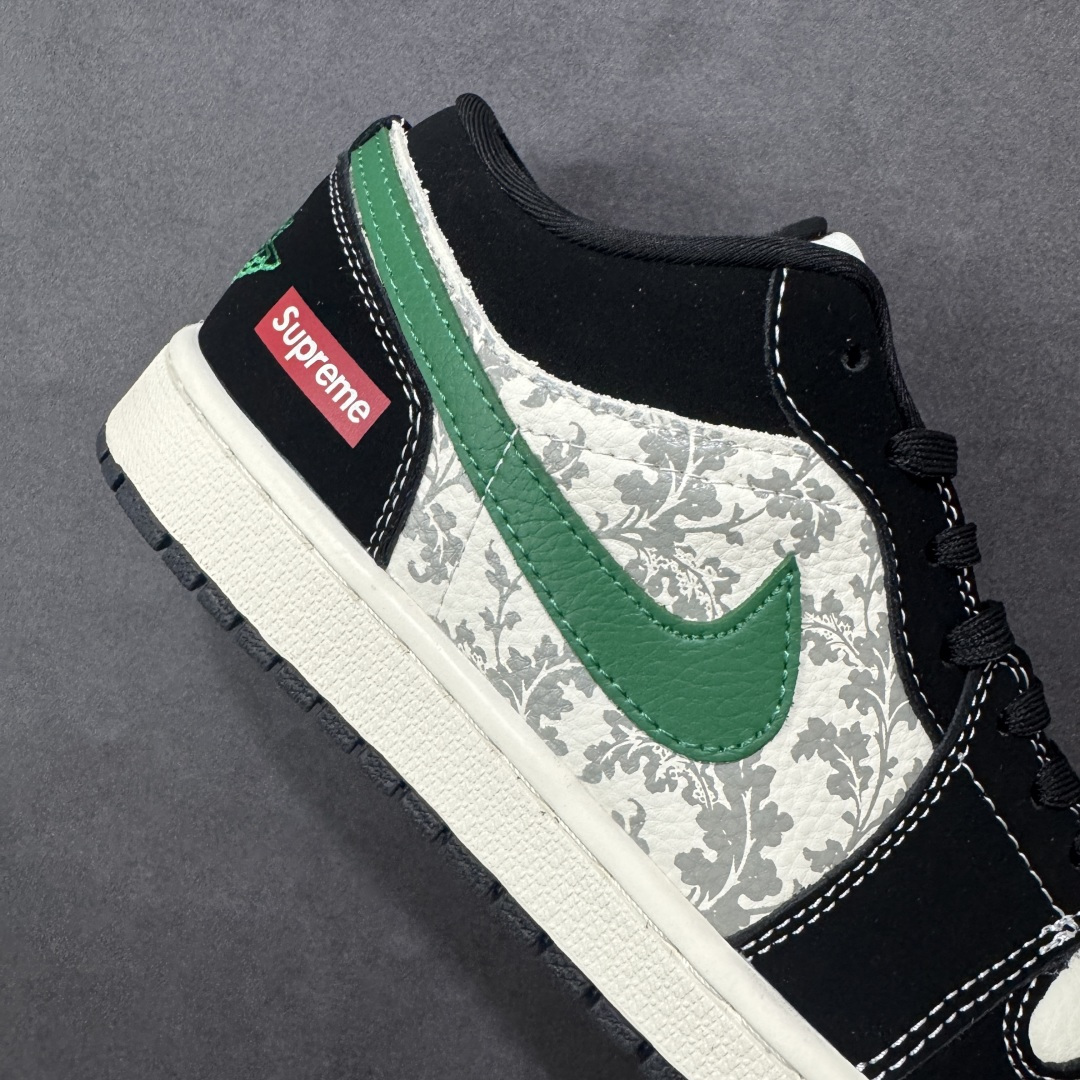 图片[6]-【定制版】Air Jordan 1 Low AJ1 乔1 SUP联名 高端定制 低帮复古篮球鞋  #定制皮料 原厂3D打印 定制鞋盒 原楦原纸板 纯正空军版型 内置全掌气垫 货号：QJ1988-010  尺码：36 36.5 37.5 38 38.5 39 40 40.5 41 42 42.5 43 44 44.5 45-选品中心