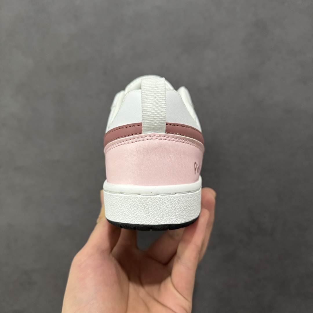 图片[4]-【公司级】Nike Court Borough V 蝴蝶结GS 白粉 货号：DV5456-104 尺码：35-40-选品中心