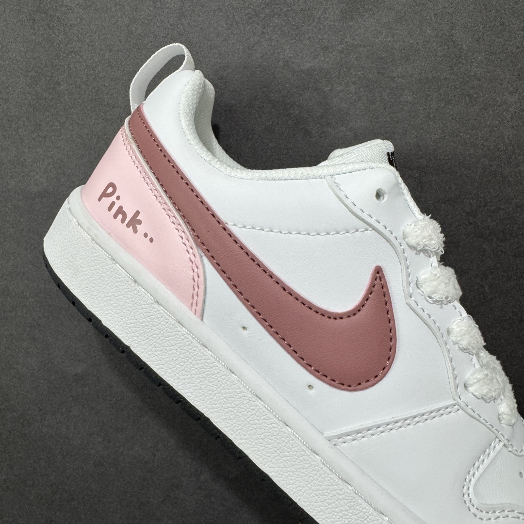 图片[6]-【公司级】Nike Court Borough V 蝴蝶结GS 白粉 货号：DV5456-104 尺码：35-40-选品中心