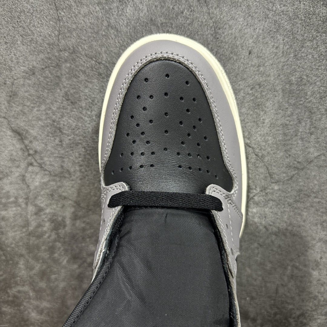 图片[5]-【XP版本】Air Jordan 1 Hi \’85 “Reverse Shadow” 舒适复古 防滑耐磨 高帮 复古篮球鞋 男女同款 灰黑色 反转影子灰2.0版 HV6674-020 国内一线头部知名大厂出品 知名厂牌同源 原鞋原楦头纸板开发 极致一眼正品既视感 原厂皮料打造 整体楦型 正确鞋垫 中底拉帮 飞翼3D高频深度立体 等各方细节做工完美呈现 最大限度还原公司正品 实拍如图所示 所见即所得 尺码：40 40.5 41 42 42.5 43 44 44.5 45 46 47.5-选品中心