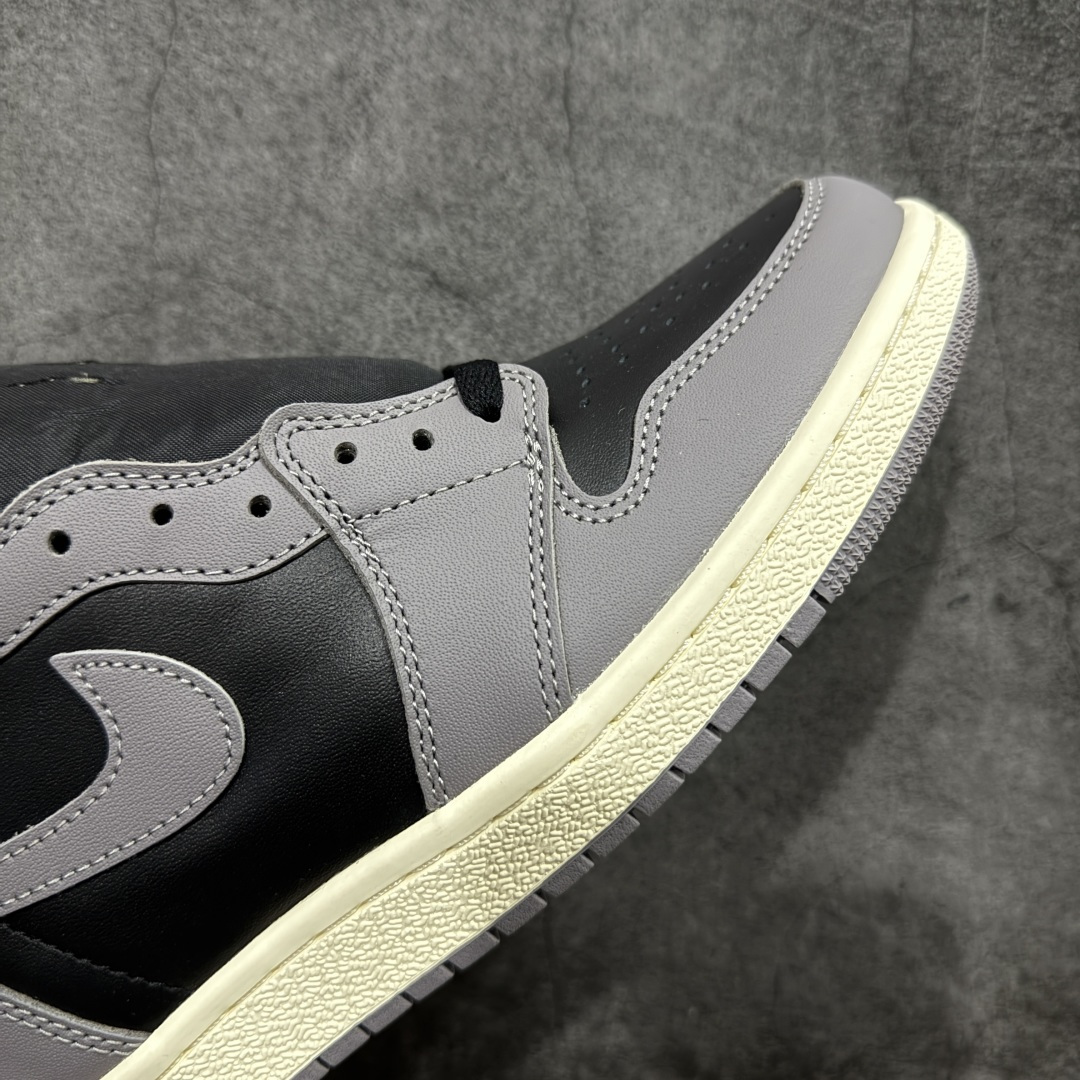 图片[6]-【XP版本】Air Jordan 1 Hi \’85 “Reverse Shadow” 舒适复古 防滑耐磨 高帮 复古篮球鞋 男女同款 灰黑色 反转影子灰2.0版 HV6674-020 国内一线头部知名大厂出品 知名厂牌同源 原鞋原楦头纸板开发 极致一眼正品既视感 原厂皮料打造 整体楦型 正确鞋垫 中底拉帮 飞翼3D高频深度立体 等各方细节做工完美呈现 最大限度还原公司正品 实拍如图所示 所见即所得 尺码：40 40.5 41 42 42.5 43 44 44.5 45 46 47.5-选品中心