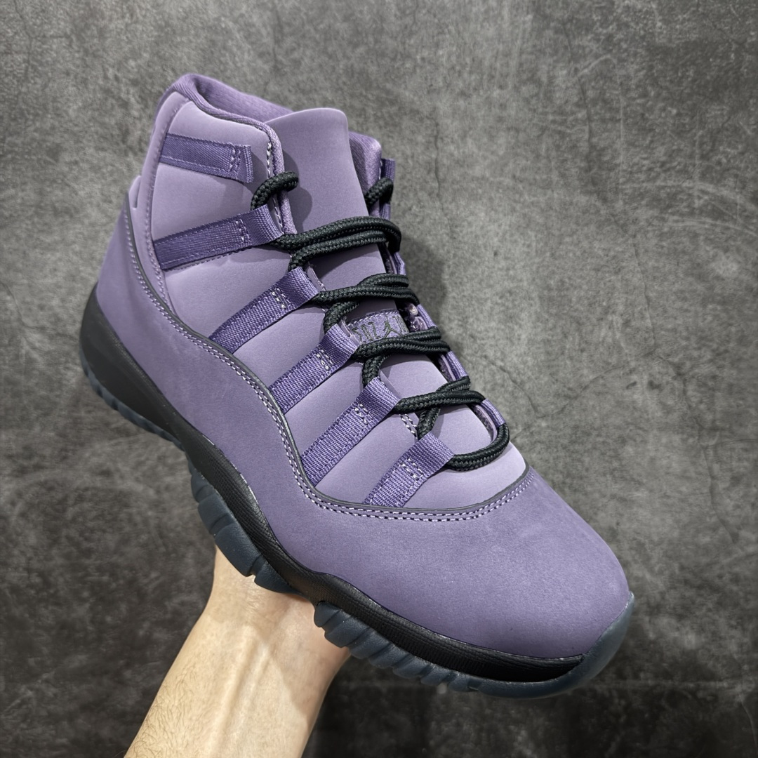图片[3]-【外贸版】Air Jordan 11 Retro AJ11 乔11紫黑紫麂皮 IO8961-553   原楦原档案数据开模打造 原厂中底拉帮钢印 原厂漆皮 防冻不开裂 头层皮料 原装鞋撑 水晶大底正确色度色泽 原楦原数据刺绣 原厂车缝走线及对位 毫厘不差 飞人logo采用原数据电脑刺绣 原装正品碳纤维真实碳板 增强抗扭 原内标 原盒标 正确官方原盒 原厂防氧化水晶外底 原厂配套厂全掌solo气垫 尺码：40 40.5 41 42 42.5 43 44 44.5 45 46 47.5 48.5-选品中心