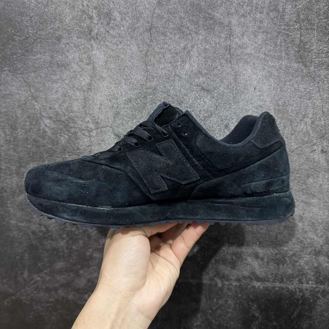 图片[2]-【公司级】STONE ISLAND x New Balance NB 574 LEGACY Ghost 复古运动跑步鞋 采用猪巴革组合网织物鞋面材质 全新4层组合独立私模大底 货号：U574BTN1 尺码：36 36.5 37.5 38 38.5 39 40 40.5 41.5 42 42.5 43 44 45-选品中心