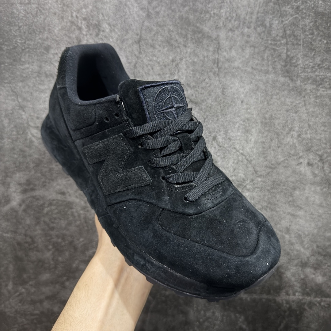 图片[3]-【公司级】STONE ISLAND x New Balance NB 574 LEGACY Ghost 复古运动跑步鞋 采用猪巴革组合网织物鞋面材质 全新4层组合独立私模大底 货号：U574BTN1 尺码：36 36.5 37.5 38 38.5 39 40 40.5 41.5 42 42.5 43 44 45-选品中心