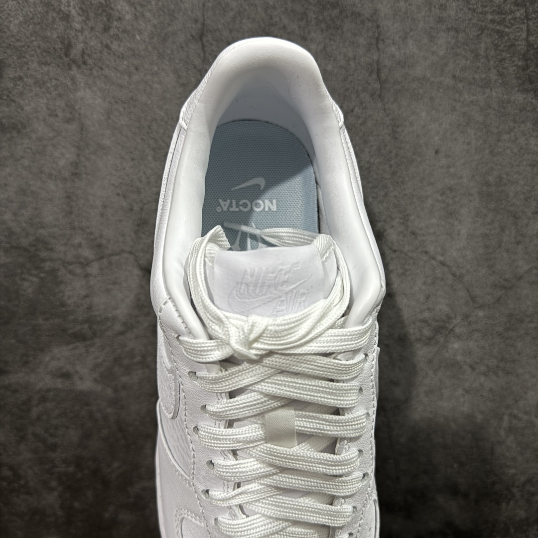 图片[8]-【Max原厂皮版】NOCTA×Nike Air Force 1 Low certified lover boy 经典 Drake联名 低帮空军一号休闲板鞋 CZ8065-100 顶级空军 皮料质感满分💯 超细腻纳帕头层软皮 吊打市场其他代号版本 全鞋电脑针车 工整有序 原厂港宝加持完美还原灵魂版型 原盒原配从里到外百分百还原 原厂全头层原厂皮料 原标原盒 内置Sole气垫 中底白色背胶 中底划线 已经无限的接近公司 原厂楦头 原厂刺绣 后跟弧度修正 正确中底四线防伪 尺码：36 36.5 37.5 38 38.5 39 40 40.5 41 42 42.5 43 44 44.5 45 46-选品中心