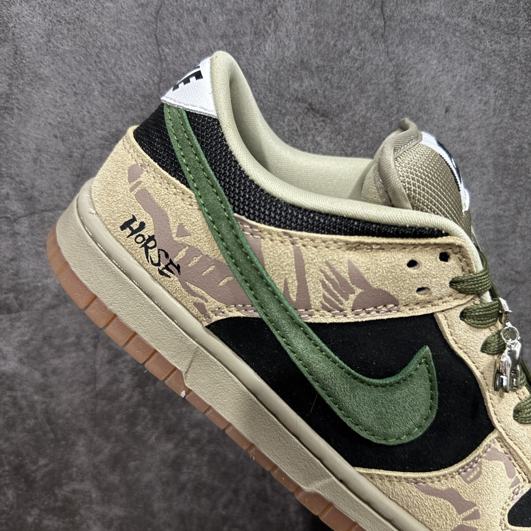 图片[7]-【定制版】Nike SB Dunk Low 卡其黑绿勾 低帮休闲板鞋 HJ0367-200  定制鞋盒 超高清洁度 皮料切割干净无任何毛边 细节完美   尺码：36 36.5 37.5 38 38.5 39 40 40.5 41 42 42.5 43 44 44.5 45-选品中心