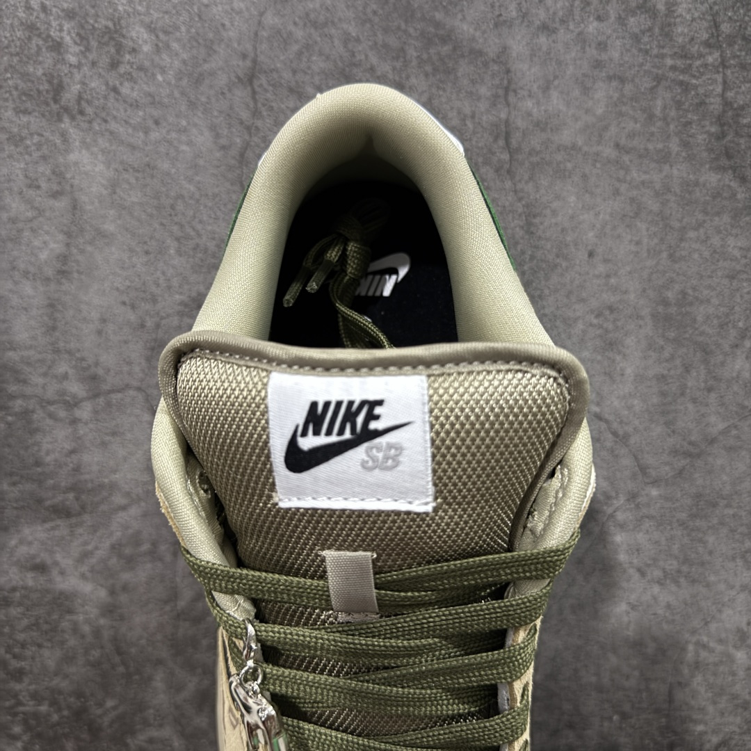 图片[8]-【定制版】Nike SB Dunk Low 卡其黑绿勾 低帮休闲板鞋 HJ0367-200  定制鞋盒 超高清洁度 皮料切割干净无任何毛边 细节完美   尺码：36 36.5 37.5 38 38.5 39 40 40.5 41 42 42.5 43 44 44.5 45-选品中心