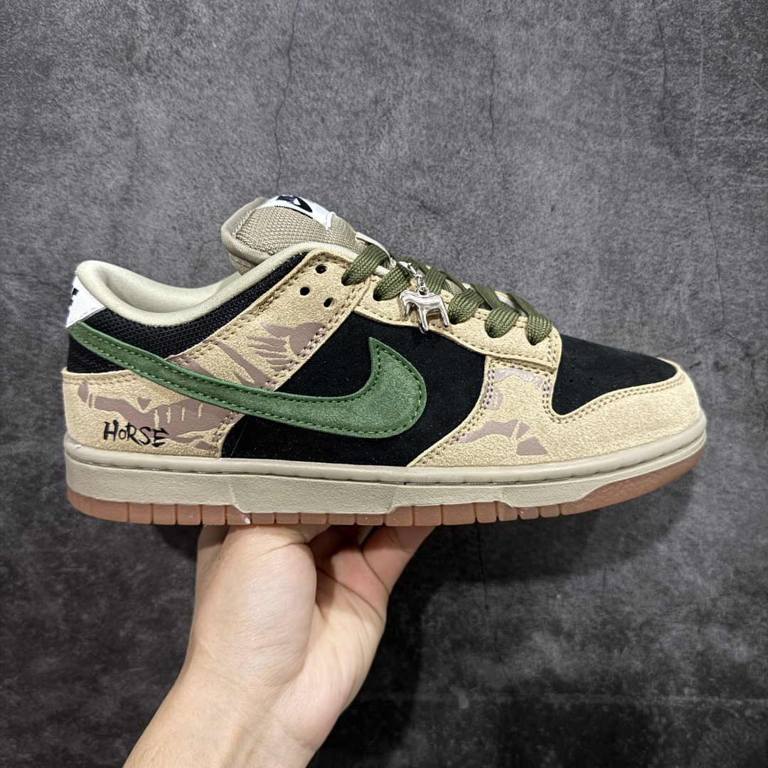 【定制版】Nike SB Dunk Low 卡其黑绿勾 低帮休闲板鞋 HJ0367-200 定制鞋盒 超高清洁度 皮料切割干净无任何毛边 细节完美 尺码:36 36.5 37.5 38 38.5 39 40 40.5 41 42 42.5 43 44 44.5 45-选品中心