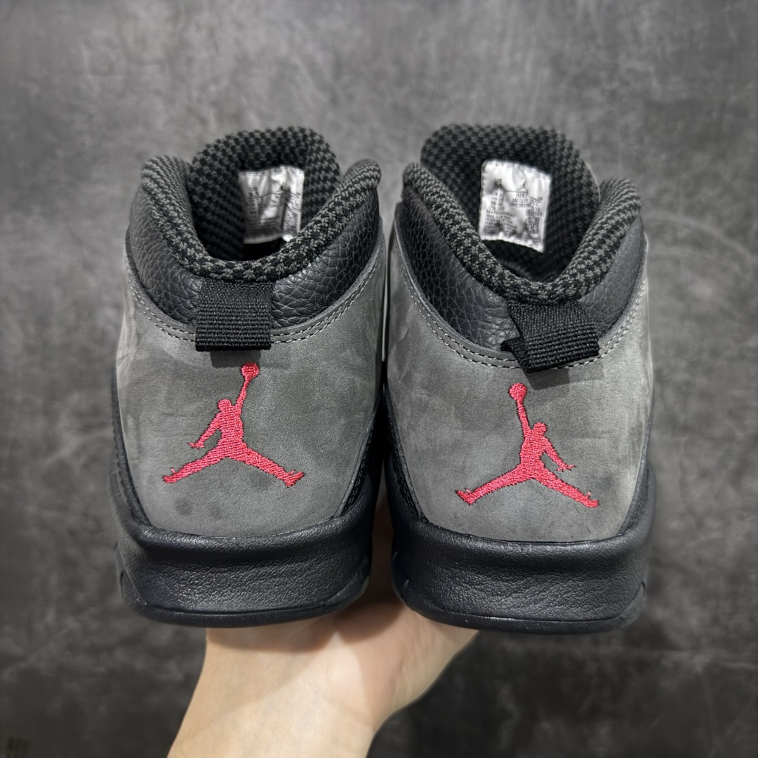 图片[4]-【GX版本】Jordan Air Jordan AJ 10 Retro OG Steel 黑灰色 纯原生产线出品 原楦数据打造 正确鞋型 正确进口头层皮料 原装鞋盒 缓震鞋垫 完美后跟飞人刺绣 清洁度拉满 货号：HJ6779-001 尺码：40 40.5 41 42 42.5 43 44 44.5 45 46 47.5 48.5-选品中心